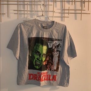Dracula Print Crop Top